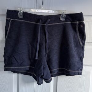 Women’s Tommy Bahama Tobago Bay Shorts Blue XL Cotton Drawstring Elastic Waist